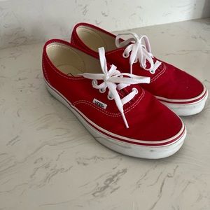 Red Vans